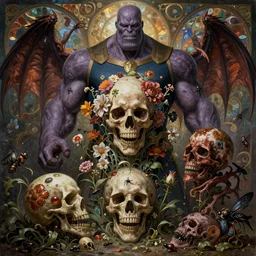 the platonic ideal of flowers, rotting, insects and praying of 5 - meo - dmt cletus kasady ultimate carnage thanos dementor wild hunt doctor manhattan chtulu nazgul mandelbulb davinci, d & d, fantasy, ego death, detailed, intricate, hyperrealism, intense, scary, decay, art by artgerm and greg rutkowski and alphonse mucha and giuseppe arcimboldo