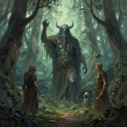 artwork by sempe of a forest of abyss elders