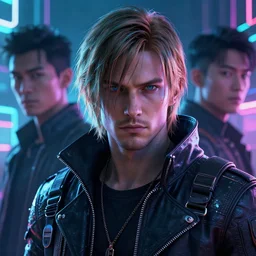 beautiful portrait of a niko bellicl, art by wlop and artgerm and liam wong, cyberpunk, neon, intricate details, trending on artstation, sharp focus, caustics, octane render, radiant light, 4 k