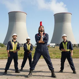 nuclear plant workers in the style of petroushka directed by john wilson