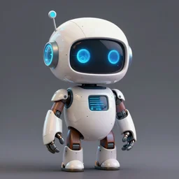 a portrait of a cute robot in a painting from stalenhag, 4 k, 8 k, hdr, artstation, concept art