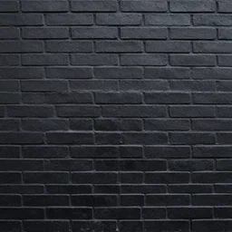 black painted brick texture