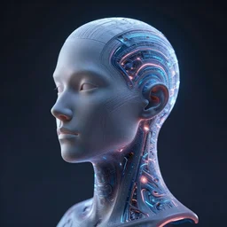 the inevitable release of existence of true artificial intelligence, 4 k resolution, 3 d render, trending on artstation