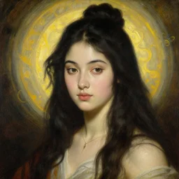 detailed potraitof hidu goddes kali, girl graceful,, painting by james jean, craig mullins, j. c. leyendecker, lights, art by ernst haeckel, john william godward, hammershøi,,