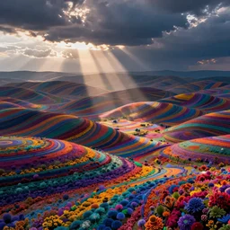fields of ecstasy, psychedelic, artistic, vibrent, colourful, creative