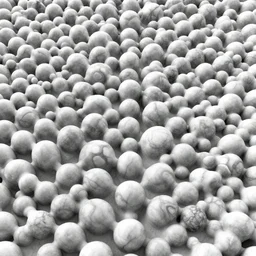 photorealistic 3 d voronoi texture, black white, octane render, c 4 d, 8 k, marble bubbles