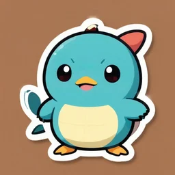 cute miss mascot magicarpe magicarpe magikarp pokemon sticker art, cronobreaker, beeple game icon