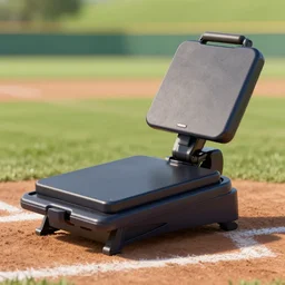 a heat press playing baseball, octane render, hyperrealistic, photorealism