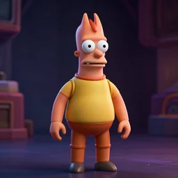 bender from futurama, 3 d rendered, 3 d rendering, dramatic lighting, unreal engine