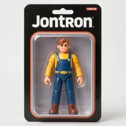 Jontron action figure in its package, highly detailed product photo