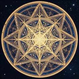 sacred geometric patterns, trippy