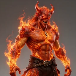 highly detailed portrait, fire demon, balrog, in gta v, stephen bliss, unreal engine, fantasy art by greg rutkowski, loish, rhads, ferdinand knab, makoto shinkai and lois van baarle, ilya kuvshinov, rossdraws, tom bagshaw, global illumination, radiant light, detailed and intricate environment