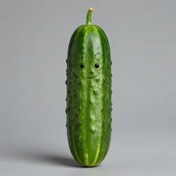 photography of picklerick, big cucumber! small face benedict cumberbatch, single green object,