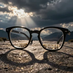 eyeglasses with too many teeth