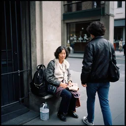 Candid Street Photography. Agfa Optima 100