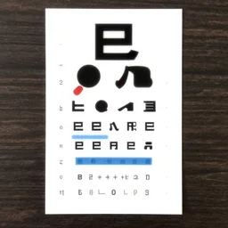 ishihara color blindness test. face profile