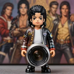 closeup of a tin toy michael jackson, depth of field, zeiss lens, detailed, symmetrical, centered, fashion photoshoot, by nicoletta ceccoli, mark ryden, lostfish, earl nore, hyung tae, frank frazetta, breathtaking, 8 k resolution, extremely detailed, beautiful, establishing shot, artistic, hyperrealistic, octane render