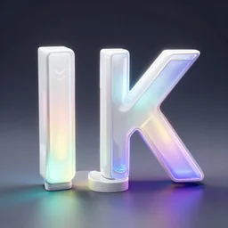 3 d render of white with rgb lights, 8 k, unreal engine, intricate detail