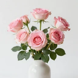 fine art photo of rare rose flowers in a vase, botanical photography, iso 1 0 0, shutter speed 1 2 5, aperture 8, award winning