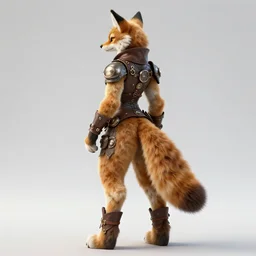 full body of anthropomorphic lynx fursona from behind wearing steampunk vest as a woman with lynx head, tail, furry paws with no boots, by tanidareal, irakli nadar, intricate linework, unreal engine, fantasy style, perfect angle, radiant lighting, vibrant color scheme, 3 d render, detailed highly lighted fur, realistic fur