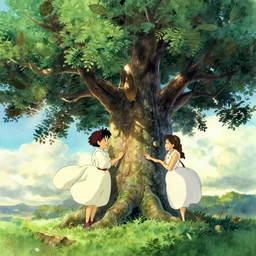 wholesome animation key shot, tree of life, studio ghibli, pixar and disney animation, sharp, disney concept art watercolor illustration by mandy jurgens and alphonse mucha and alena aenami, pastel color palette, dramatic lighting