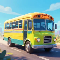 magic school bus, trippy, instagram, beautiful, wavy bus