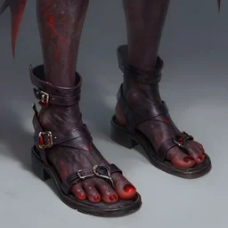 infernal creature wearing toe shoes, trending on artstation
