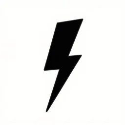 The flag of a country with a lightning bolt, vector art, svg, vexillology