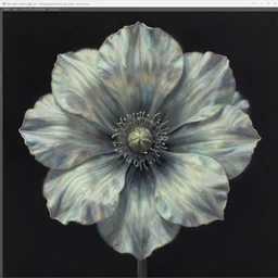a digital painting of a flower in the center of the image, a computer rendering by stephan martiniere, featured on zbrush central, nuclear art, fractalism, lovecraftian, mystical, provenance art