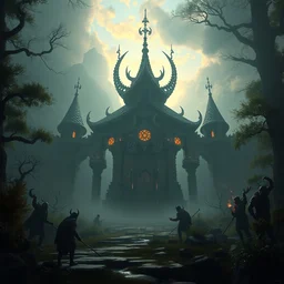 druid state - conjuction, by renato muccillo and andreas rocha and eddie mendoza, trending on artstation hq, deviantart, unreal engine 5, 4 k uhd image