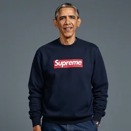 barack obama wearing supreme, fashion photography