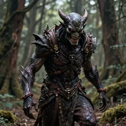 evil ent in an ancient forest, greg rutkowski, 8 k, shallow depth of field, ultra high detail, concept art,