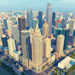 busy d & d city, artstation