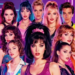 closeup portrait of pinup synthwave 8 0 s gorgeous seductive jessica stam, babs tarr, aly fell, varga, loish, rhads, beeple, gta v, makoto shinkai, lois van baarle, blade runner!, ilya kuvshinov, rossdraws, tom bagshaw, digital art, greg rutkowski,