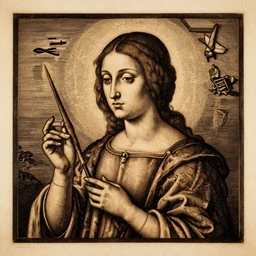 pre - raphaelite painting, pyrography, wood burning, pyrogravure
