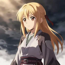 Violet Evergarden as a Jedi, trending manga art