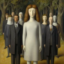 illusion painting by rene magritte, high detail, high resolution