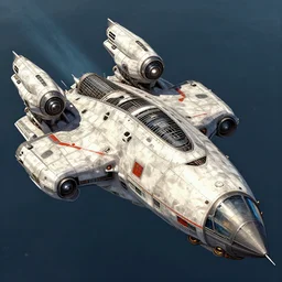 a cargo spaceship in the style of advanced wars and metal slug. top this month r / starshipporn
