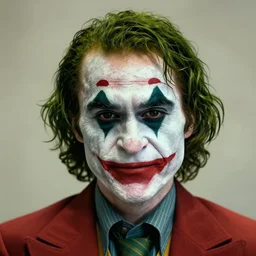 photo of John Noble as the Joker with green hair by Lee Jeffries, head shot, detailed, award winning, Sony a7R