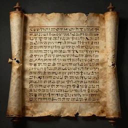 ultra - realistic photo a damaged unrolled dead sea scroll with nabeatean aramaic in sideways columns, dark, brooding, volume lighting, atmospheric lighting, painted, intricate, ultra detailed by dave dorman, well composed, best on artstation, cgsociety, epic, stunning, gorgeous, intricate detail, wow, masterpiece
