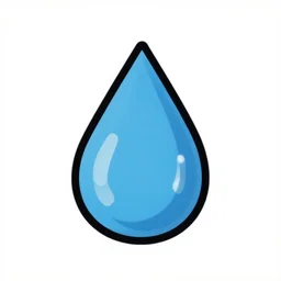 water drop, 2 d sprite, video game asset,