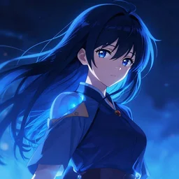 an malaysia girl by kentaro miura, digital art, blue lighting, trending on artstation, anime arts, featured on pixiv, hd, 8 k, highly detailed, good lighting, beautiful, epic, masterpiece