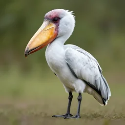shoebill discord emoji, smooth, high quality