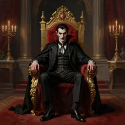 painting of vampires at a royal court throne room, hyper - realistic, unreal engine, octane render, digital art, trending on artstation, 8 k, detailed, atmospheric, immaculate
