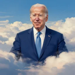 depiction of heaven with joe biden in it