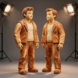 bradley! cooper! sculpture made out of bread, bread sculpture, studio lighting