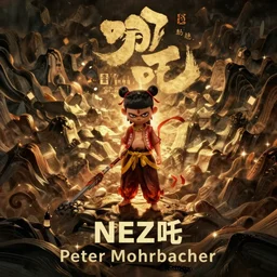 Nezha, by Peter Mohrbacher