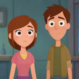 mabel and dipper @ from gravity falls