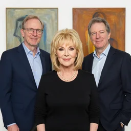 portrait of a barbara eden by Mandy Jurgens and Richard Schmid and chuck close and mucha