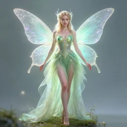 beautiful beautiful full body portrait fairy faerie fey fae queen highly detailed CGsociety  subtle enchanting alluring magical concept art volumetric lighting subsurface scattering unreal